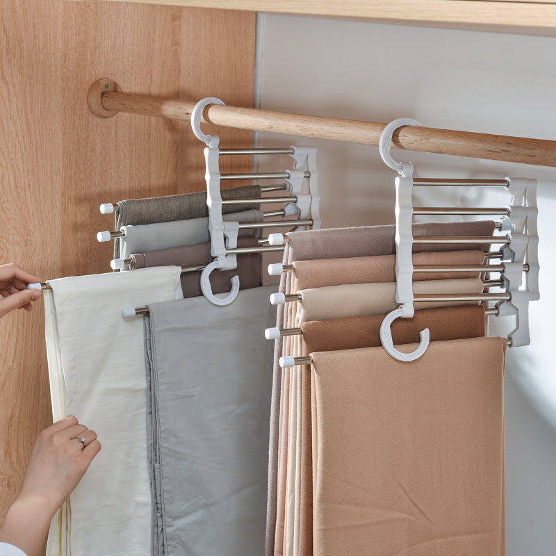 Telescopic Folding Multifunctional Pants Rack