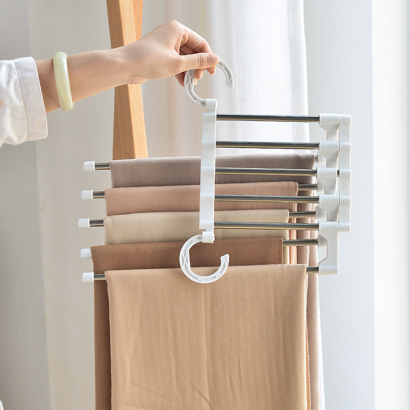 Telescopic Folding Multifunctional Pants Rack