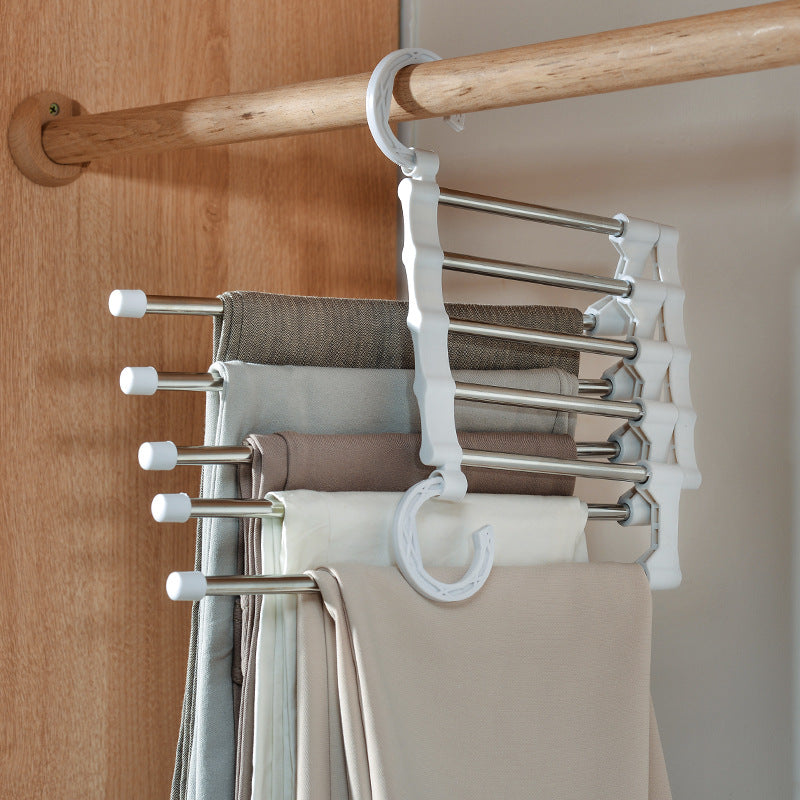 Telescopic Folding Multifunctional Pants Rack