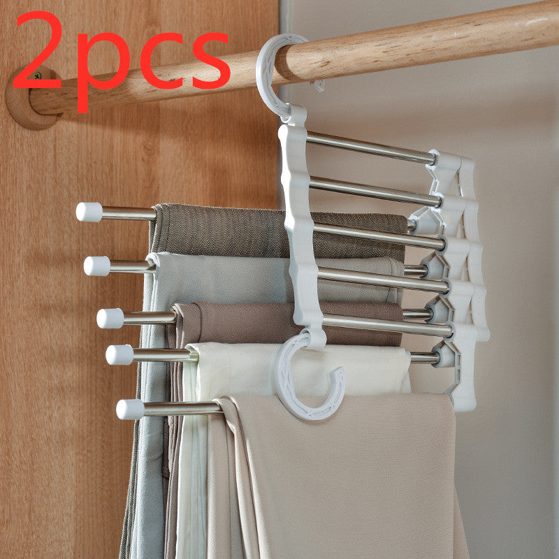 Telescopic Folding Multifunctional Pants Rack