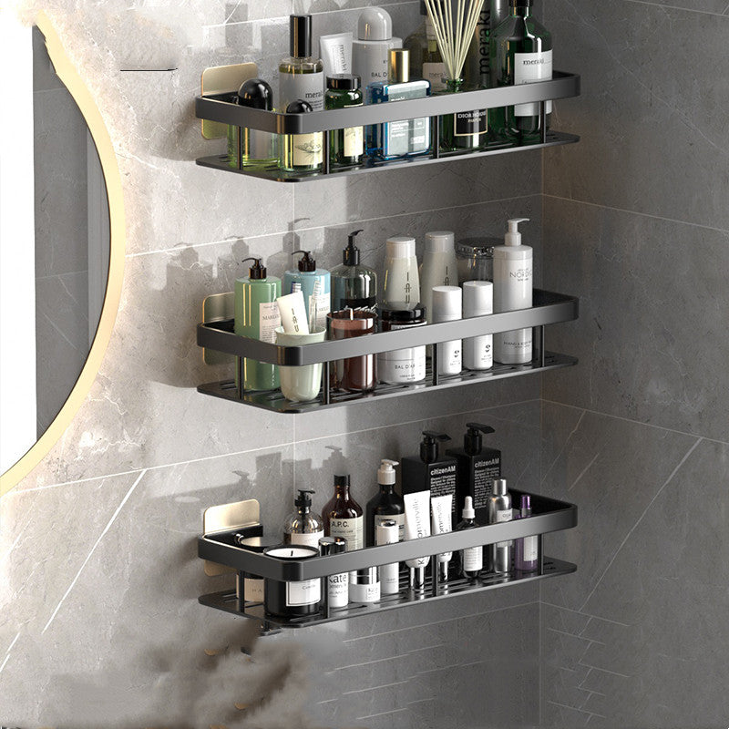 Sleek and Convenient Wall-Mounted Bathroom Shelf