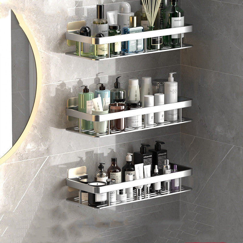 Sleek and Convenient Wall-Mounted Bathroom Shelf