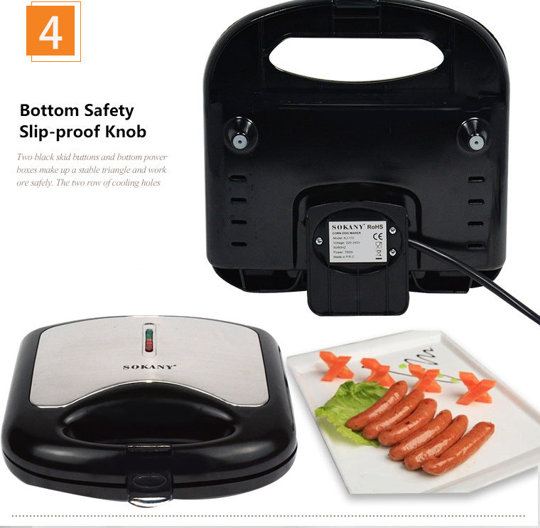 Home Hot Dog Roast Sausage Frying Machine