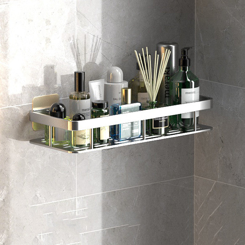 Sleek and Convenient Wall-Mounted Bathroom Shelf