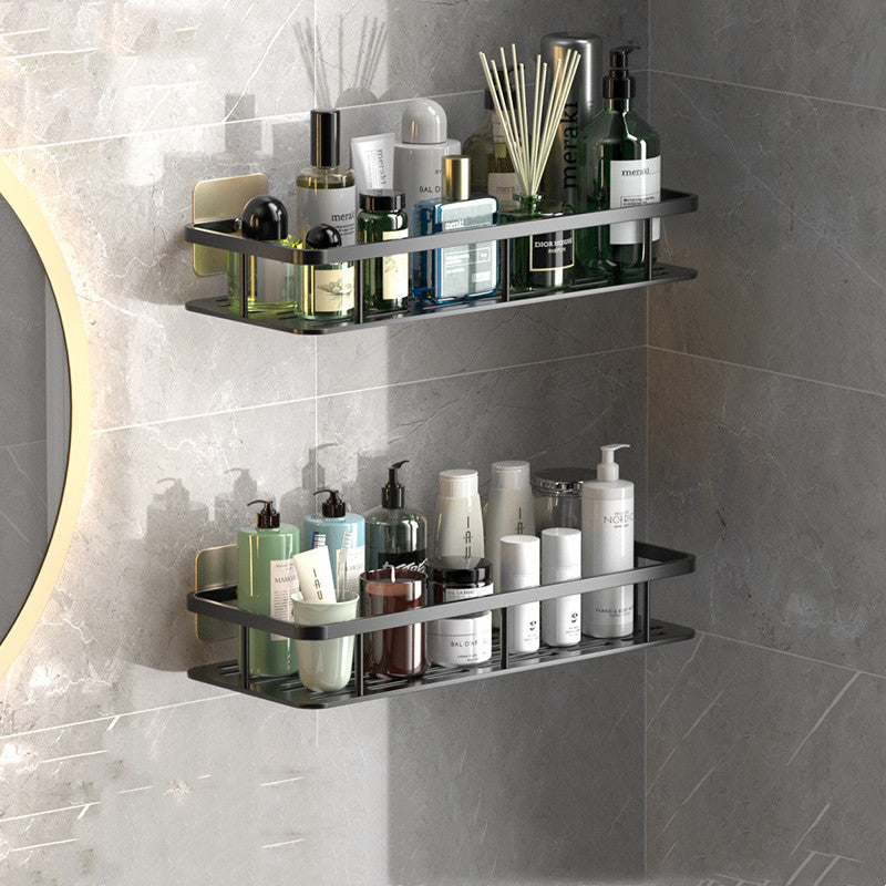 Sleek and Convenient Wall-Mounted Bathroom Shelf