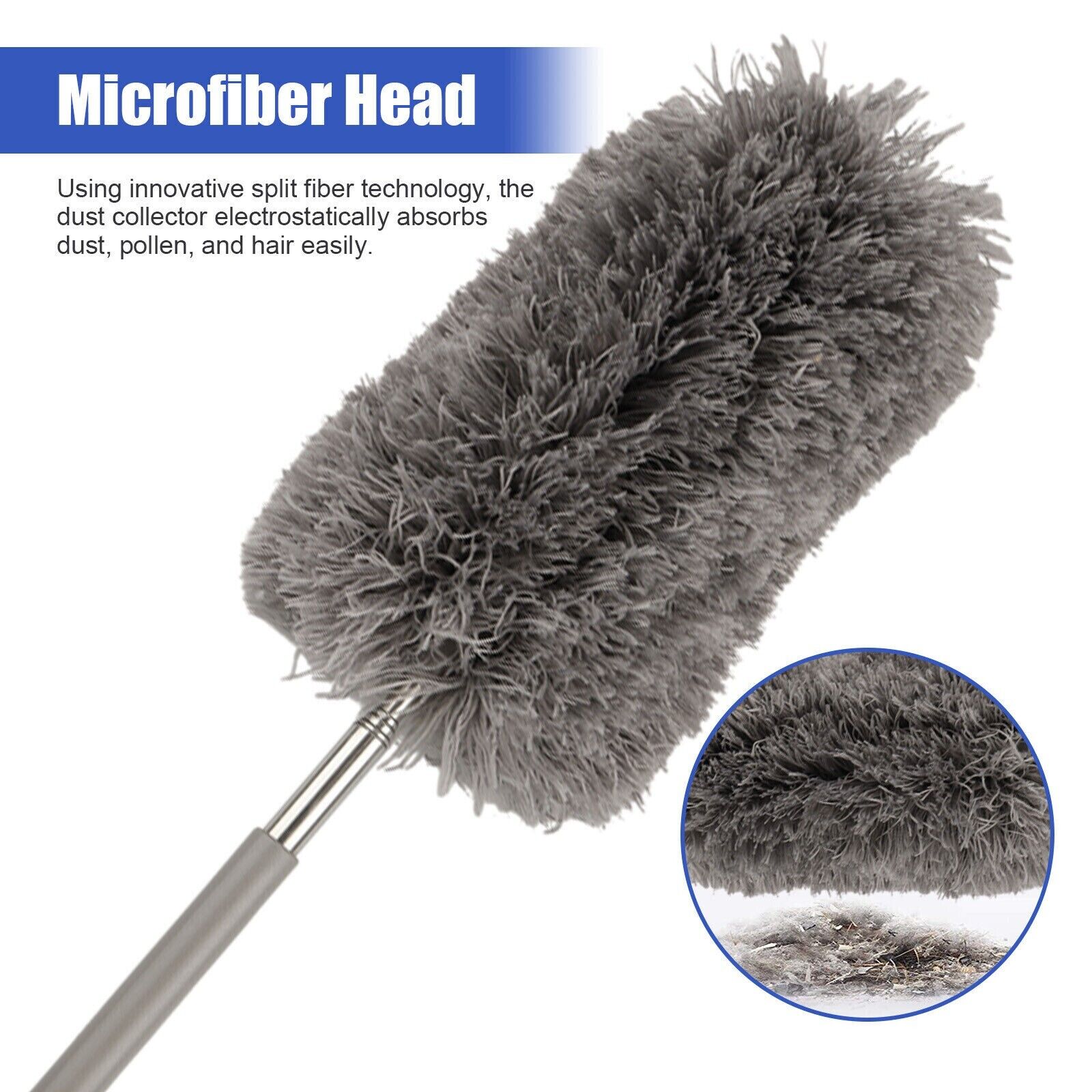 Adjustable Soft Microfiber Feather Duster